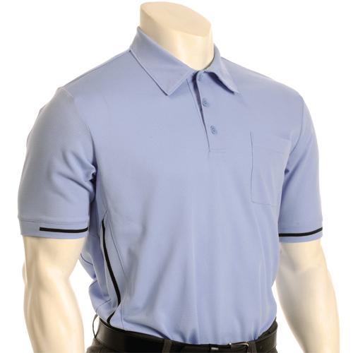 Officials Depot Current Major League Replica Umpire Shirt - Sky Blue with Black Extra Large