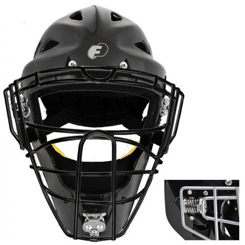 Force3 Pro Gear Hockey Style Defender Catcher's Mask with Patented S3 Shock Suspension System | SEI Certified to Meet NOCSAE Standard