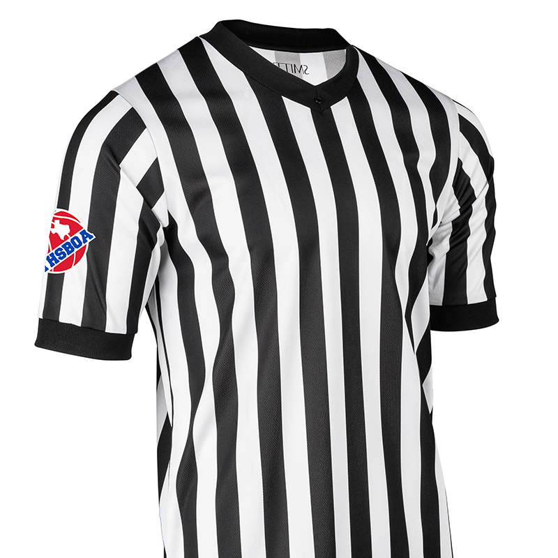 Smitty Performance Mesh V-Neck Referee Shirt with Side Panels