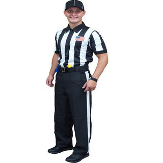 Smitty Officials Football Penalty Flag with Center Weight Ball, Black/Gold